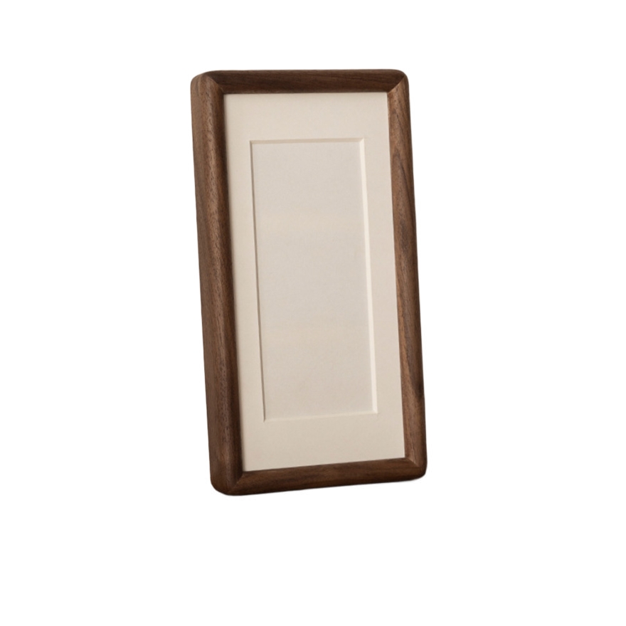 Engraved Wood Frame - For Tabletop Display Sturdy Wood Frame