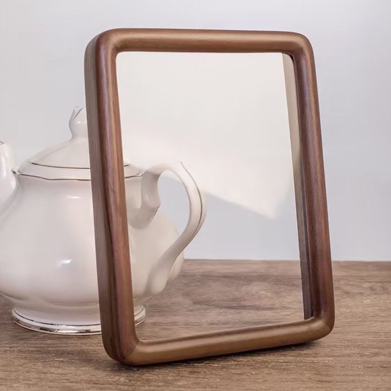 Black Walnut Solid Wood Photo  - Engraved Wood Frame 评论和价格