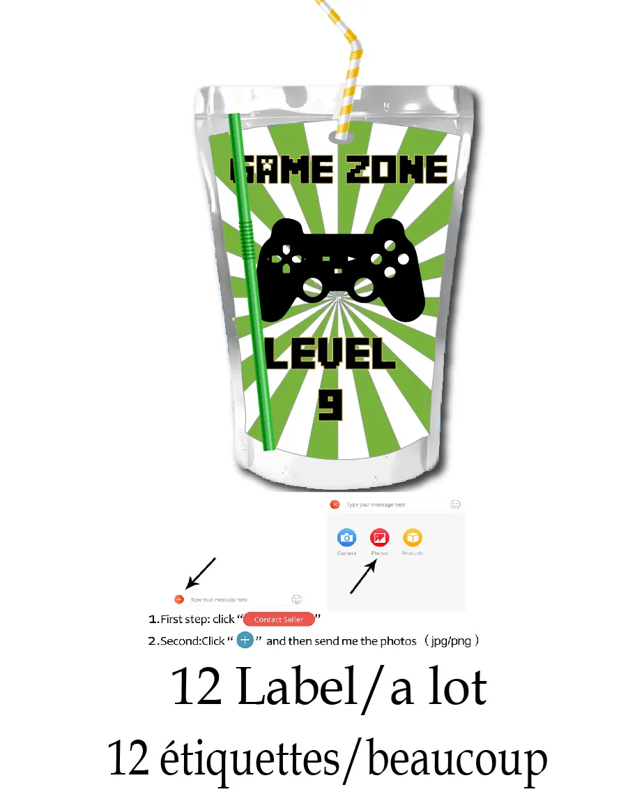 Custom Name Stickers for Juice - Personalized Name Box 评论和价格