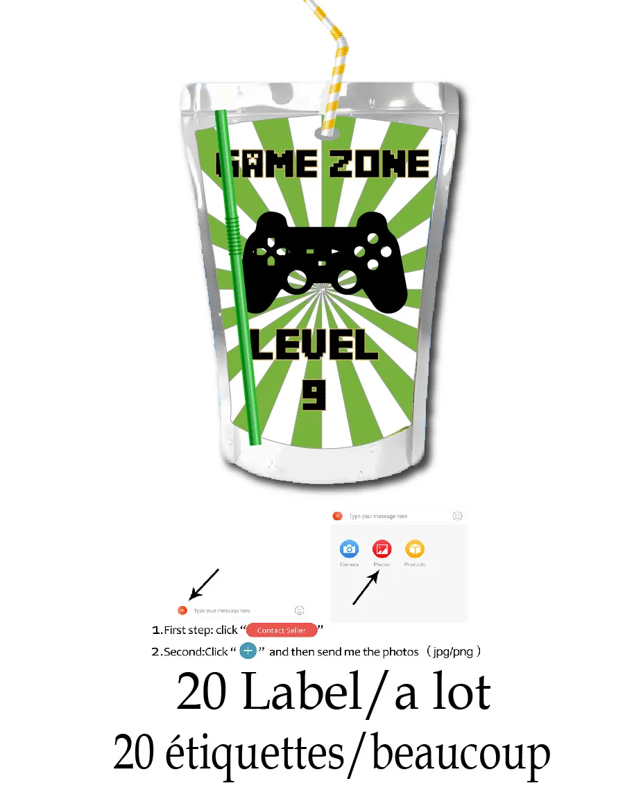 Custom Name Stickers for Juice - Personalized Name Box 评论和价格