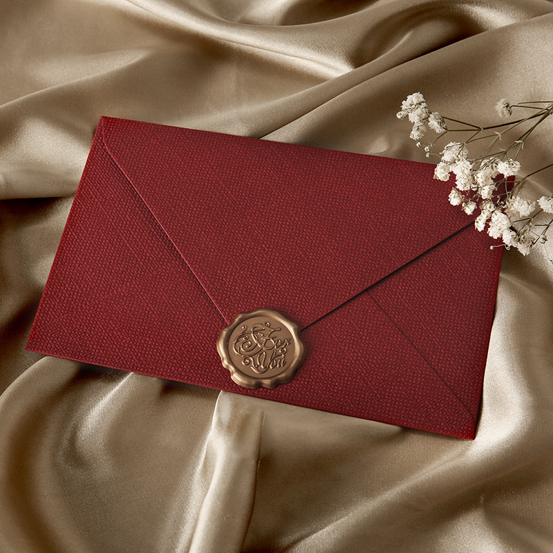 10pcs Linen-Textured Envelope  - Wax Seal Letter Kit 评论和价格
