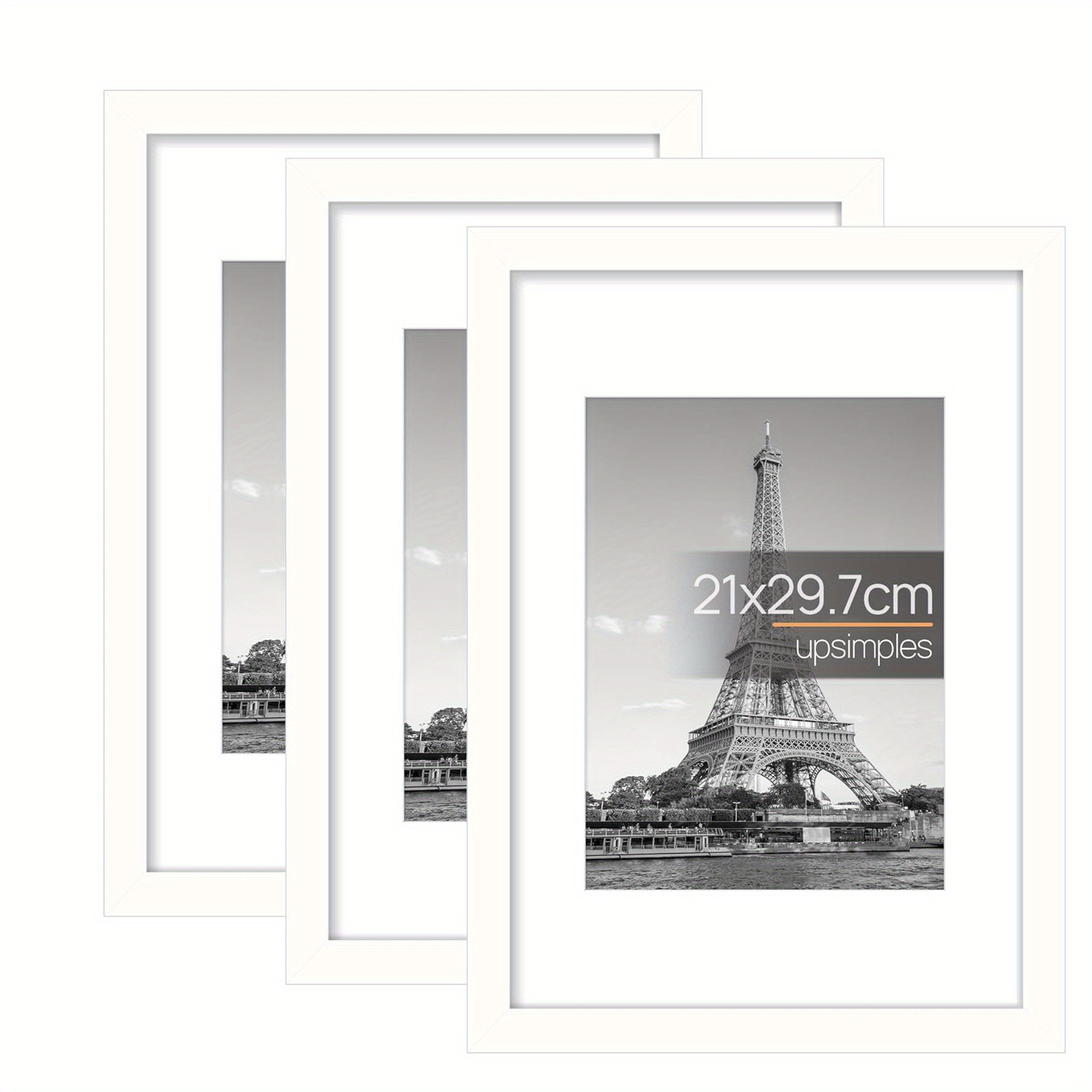 3pcs Wooden Photo Frames for P - Engraved Wood Frame 评论和价格