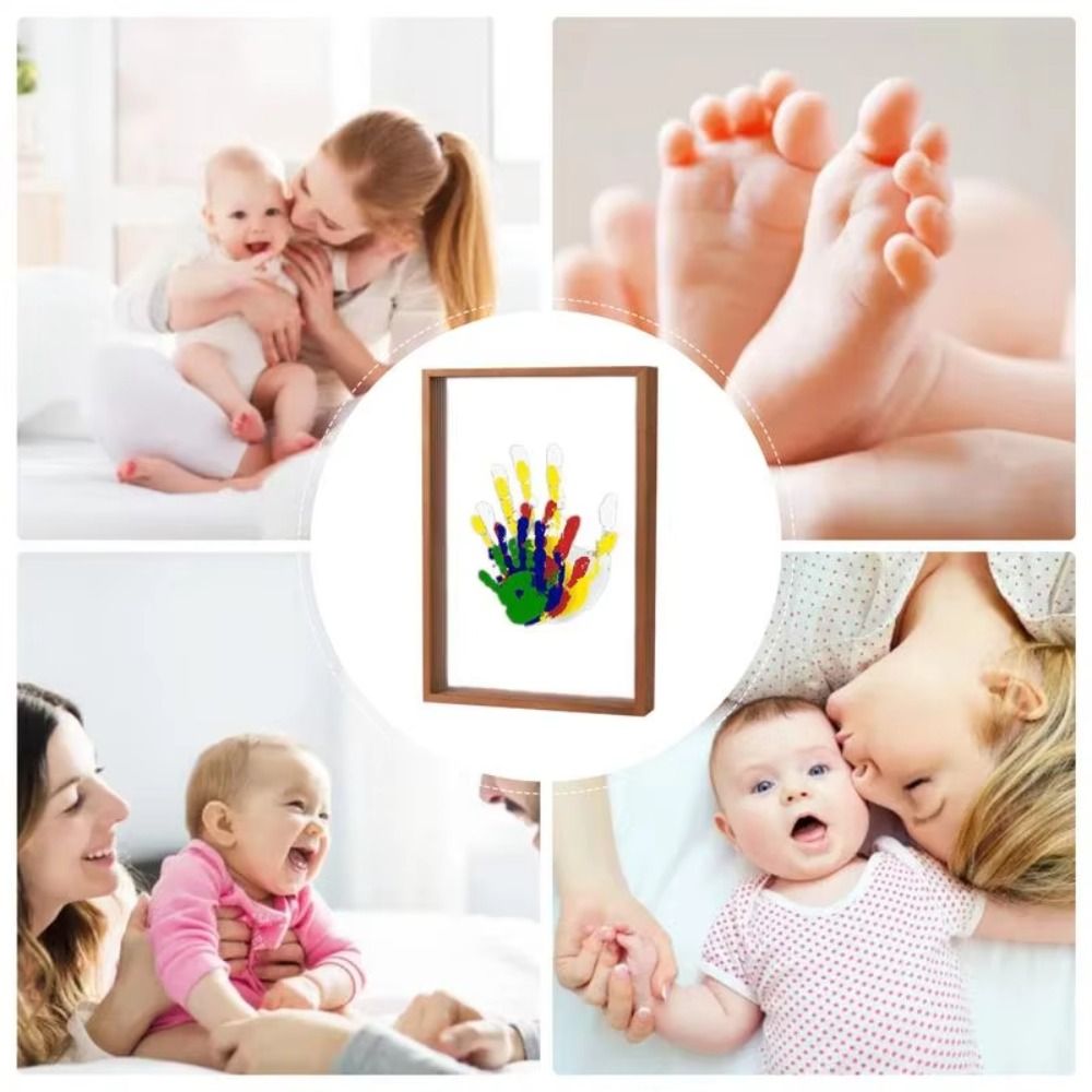 Wooden Frame Handprint Photo F - Engraved Wood Frame 评论和价格
