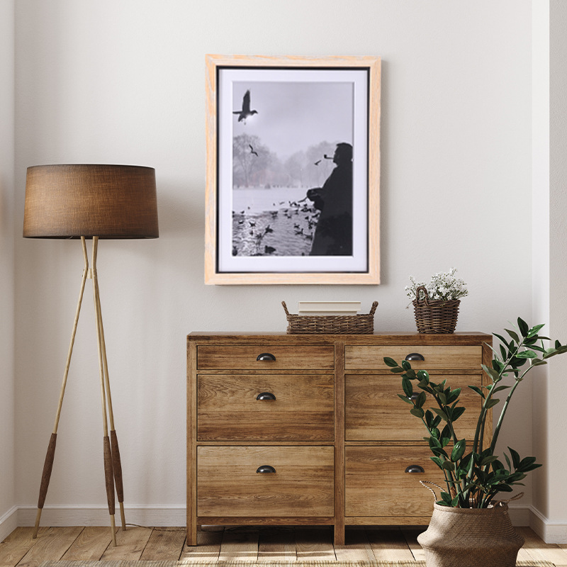 Large Wooden Picture Frame for - Engraved Wood Frame 评论和价格